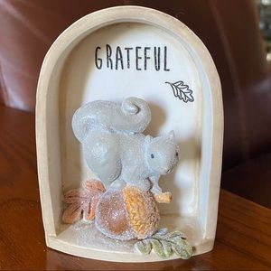 Cute fall squirrel decoration